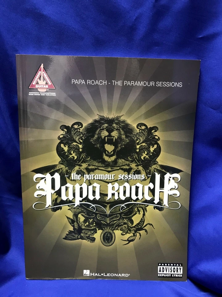 Papa Roach "The Paramour Sessions" Album Guitar Tab Book No Longer in Print - Image 1 of 3