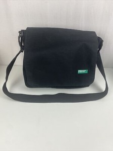 benetton umhängetasche schwarz