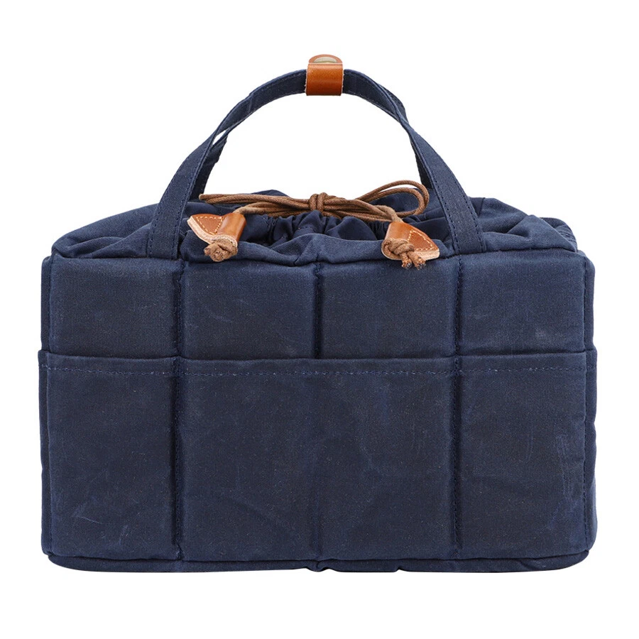 Impermeable Lona Encerada DSLR Cámara Inserto Lente Bolsa Estuche Para Canon Nikon Sony Foto 1 de 4