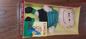 VERSIEGELTE BOX 1960-70er Ideal Toys Peanuts Linus Puppe 14 Zoll Stoffpuppen Neu im Karton NEU IN OVP VINTAGE - Bild 1 von 9