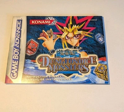 Yugioh Dungeon Dice Monsters Nintendo Gameboy Advance Instruction Manual Only - Image 1 of 3