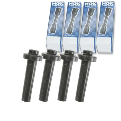 Bota bobina de ignição 4 peças NGK para 2001-2003 Saturn LW200 2.2L L4 - io direto - Imagem 1 de 4