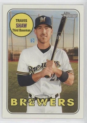 2018 Topps Heritage Travis Shaw #204 - Image 1 of 2