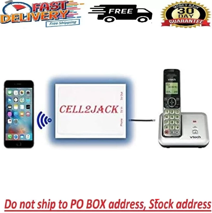 Cell2jack - Adaptador de teléfono celular a teléfono residencial - Hacer y recibir llamadas de teléfono celular Foto 1 de 4