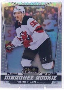 2024-25 O-Pee-Chee Platinum - Marquee Rookies Graeme Clarke #239 Rainbow (RC) - Bild 1 von 4