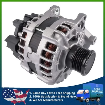 190A 12V Alternator For Mercedes-Benz C300 W205 L4 2.0L 2015-2018 0125812058 - Image 1 of 4
