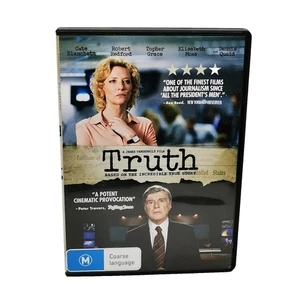 Truth (DVD 2015 Region 4) Movie Film Cate Blanchett Robert Redford Thriller - Bild 1 von 3