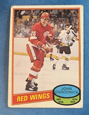 1980-81 OPC John Ogrodnick #359 ROOKIE RC DETROIT RED WINGS Vintage O-Pee-Chee - Image 1 of 2