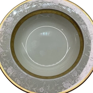 6er Set Mikasa Fine China Antik Spitze Obstschalen Goldrand L5531/210 NEU - Bild 1 von 7