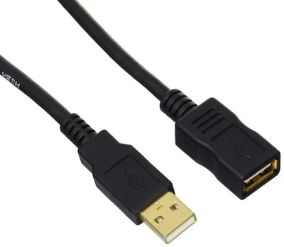 Amazon Basics 1IGG USB 2.0-Verlängerungskabel USB-A Stecker auf A-Buchse, 2 m - Bild 1 von 4