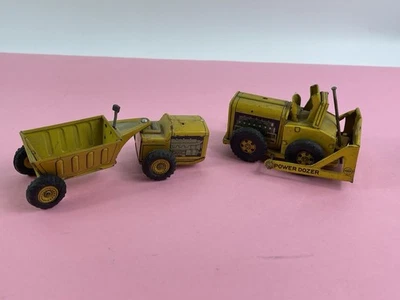 Marx Mar Line RIley Road Grader & Power Dozer Friction Tinplate Toys Battery - Image 1 of 4