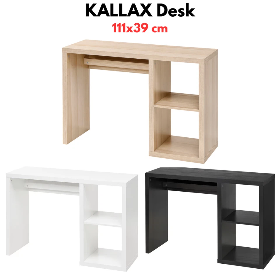 IKEA KALLAX Schreibtisch Home Office Arbeitszimmertisch Computerarbeitsplatz 111x39 cm - Bild 1 von 1