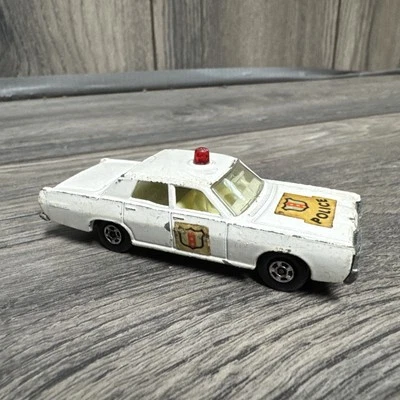 VTG LESNEY MATCHBOX SUPERFAST 1-75 No 55/73 MERCURY POLICE CAR NICE! - Image 1 of 4
