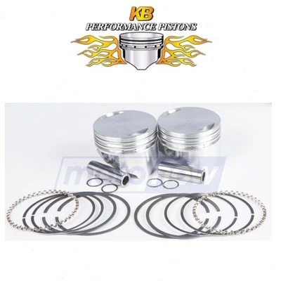 KB Cast Piston Set for 1995-1997 Harley Davidson FXSTSB Bad Boy - Engine ak — 第 1/4 张图片