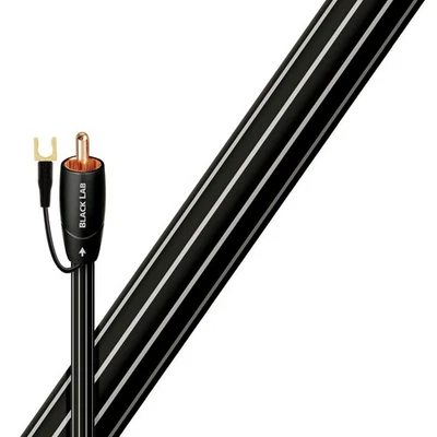 AudioQuest Black Lab 3m (9.84 ft) RCA Male to RCA Male Subwoofer Cable - Each - Image 1 of 3