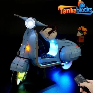 LED Light Kit for Vespa 125 - Compatible with LEGO® 10298 Set (Remote) - Picture 1 of 6