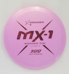 Prodigy Discs MX-1 Midrange Disc Golf Disc Pink 500 Plastic 174-176G NEW - Picture 1 of 3