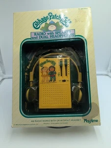 NEU VINTAGE 80er JAHRE CABBAGE PATCH KINDER RADIO LAUTSPRECHER DUAL KOPFHÖRER WAKMAN C Bild - Bild 1 von 4
