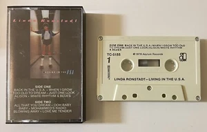 Linda Ronstadt Living in the USA Cassette Tape Tested & Plays Great! - Picture 1 of 3