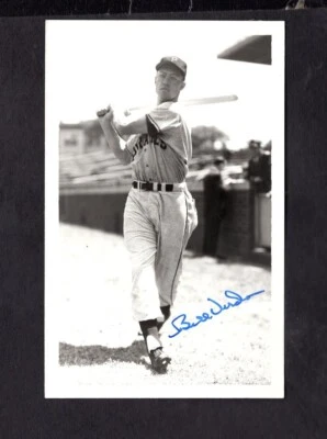 Bill Virdon Signed George Brace Photo Pittsburgh Pirates SHIPPING IS FREE - Image 1 of 2