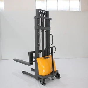 APOLLOLIFT Semi-Electric Pallet Stacker Fixed Legs 3300lb W/ 118" Lift Warehouse - Picture 1 of 10