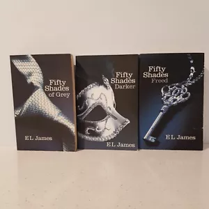 Fifty Shades Of Grey Trilogy Freed Darker Set of 3 Books By E L James (2720) - Picture 1 of 6