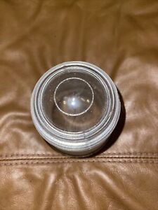 VINTAGE CLEAR TAXIWAY FRESNEL LIGHT GLASS GLOBE / LENS AIRPORT (15)