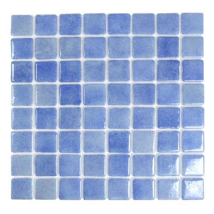 Swimming Pool Tile Glass 2x2 Seven Seas Shower Spa Wall Backsplash Laguna Blue - Picture 1 of 6
