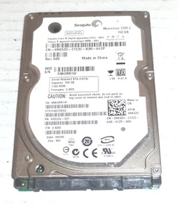 Disco duro Sata Seagate ST9160823ASG 160 GB P/N: 9S523G-031 F/W: 3 ADD 5NK WU - Imagen 1 de 2