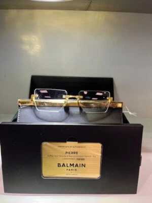 AUTÉNTICO CUERNO DE BÚFALO BALMAIN DE AKONI PIERRE BLANCO/ORO BPX-150D-53 037/200 Foto 1 de 2