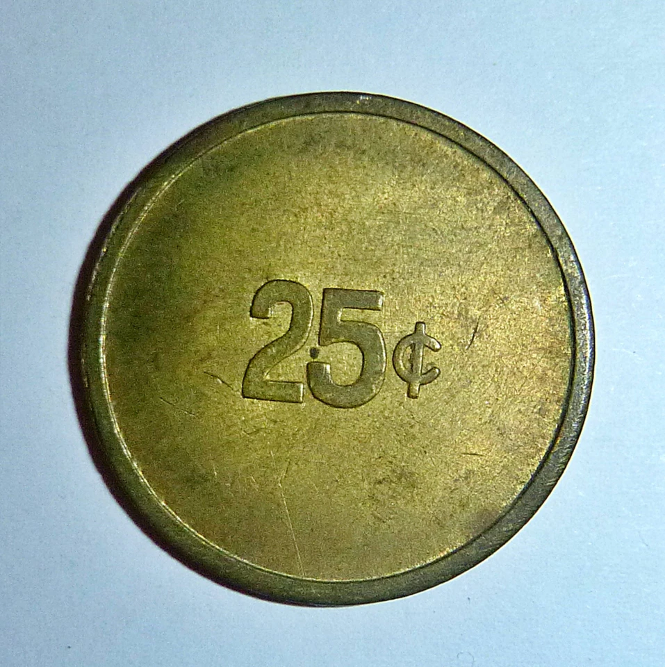 Ficha militar de Estados Unidos - Moneda anterior a 1964 - 25c - MPC, USAF, EJÉRCITO - Guerra de Vietnam - C.466 Foto 1 de 2