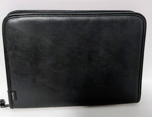 Gemline Leder Portfolio Reiseplaner umlaufender Reißverschluss Etui internationales Papier - Bild 1 von 5