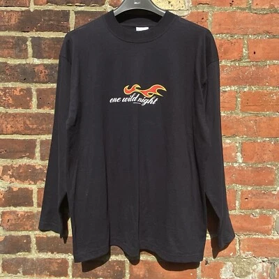 Camiseta Bon Jovi Tour 2001 Grande Manga Larga Una Noche Salvaje Pantalla Estrellas De Colección Foto 1 de 4