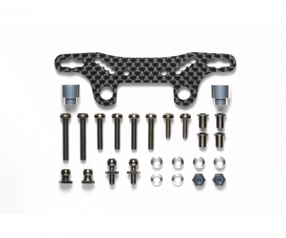 Tamiya 300054947 - TT-02 3,5mm Carbon Dämpferbrücke II - Neu - Bild 1 von 1
