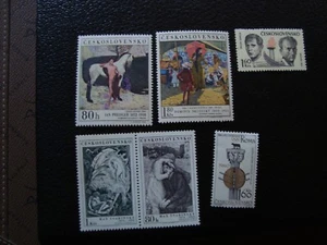TCHECOSLOQUIE - timbre y&t n° 1393 1687 1812 1976 2007 2008 n** MNH (COL1) - Picture 1 of 1