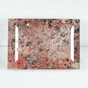 11.90 ct TRANSPARENT SCINTILLATING STRAWBERRY NATURAL QUARTZ Octagon See Vdo CL - Picture 1 of 3