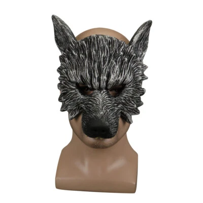 Humble Hungry Scary Wolf Mask Halloween Horror Animal Mask Masquerade Mask Props - Image 1 of 4