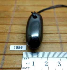 Karelischer Schungit Anhänger (beste Qualität) 13,5g - EMF Antiwellen - Bild 1 von 4