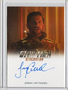 Star Trek Discovery Season 1 One Auto Autograph Jeremy Crittenden as Lord Eling