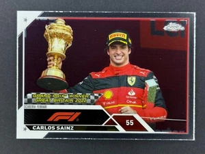 2023 Topps Chrome Formula 1 Grand Prix Winners #153 Carlos Sainz - Picture 1 of 3