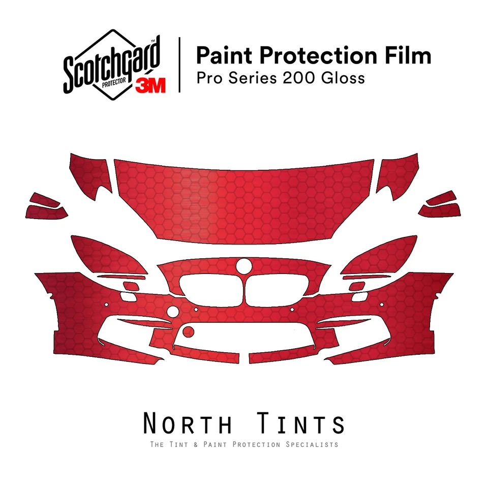 BMW M6 2012-2019 Serie 3M Pro Película de Protección de Pintura Precortada Sujetador Transparente Kit PPF Foto 1 de 4