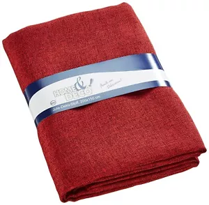 TIB Heyne 18509 Jute-Dekostoff 200 x 150 cm Jute Jutestoff Leinen Sackleinen rot - Bild 1 von 1