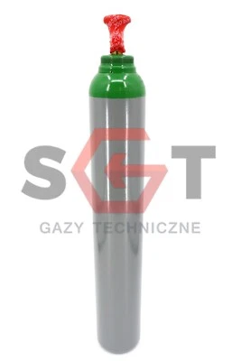 Bouteille de gaz argon (99,998 %) 10 litres 200 BAR 2,1 m3 de gaz de soudage ... - Photo 1/4