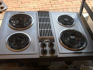 jenn air  downdraft stainless   with grill unit - Picture 1 of 2