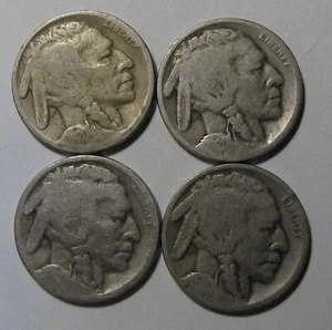 35 1920's PARTIAL or WEAK DATE Buffalo Nickels - Picture 1 of 18