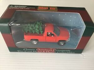 1998 Maisto Dodge Ram Pickup Truck Die-Cast Christmas Ornament New NIB