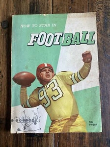 VINTAGE SCHOLASTIC HOW TO STAR IN FOOTBALL BY HERMAN L. MASIN # TW 207 - Bild 1 von 12