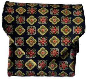 Harrods Knightsbridge Tie Classic Blue Geometric Print Classic Necktie - Picture 1 of 14