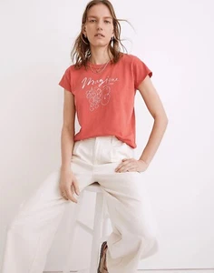 Madewell x Hôtel Magique Fruit Graphic Perfect Vintage Tee S - Picture 1 of 8