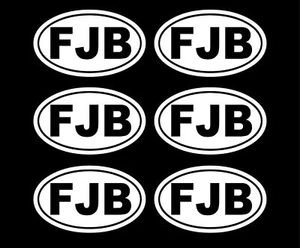 Paquete de 1-500 pegatinas FJB Let's Go Brandon, calcomanías resistentes a la intemperie, IMPEACH Joe Bid - Imagen 1 de 2